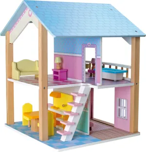 Small Foot Wooden Doll´s House with Furniture Rotatable