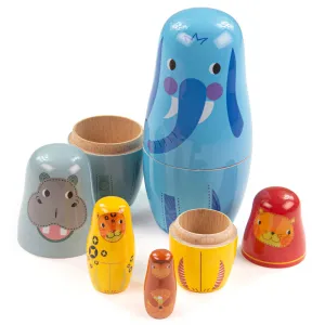 Tidlo Jungle Animal Russian Dolls